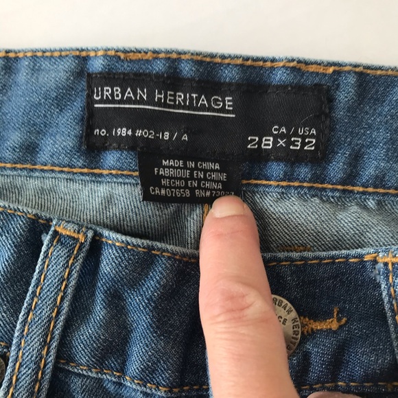 Urban Heritage jeans size 28 - Picture 5 of 10